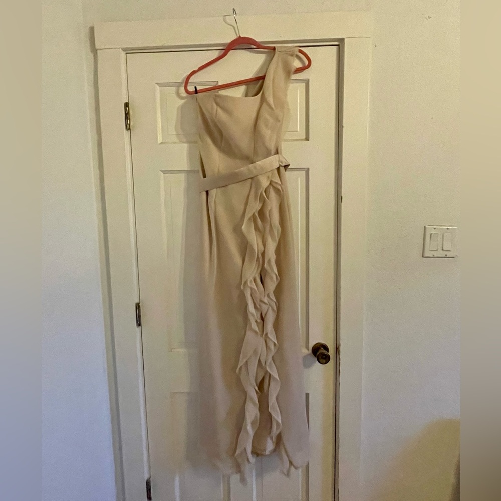 Vera Wang White Bridesmaid Dress